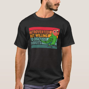 Camiseta Presentado pero con loros rosados, enfrentado a Gr