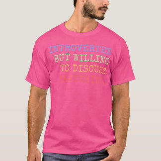 Camiseta Presentado Pero Dispuesto A Discutir Esbozo