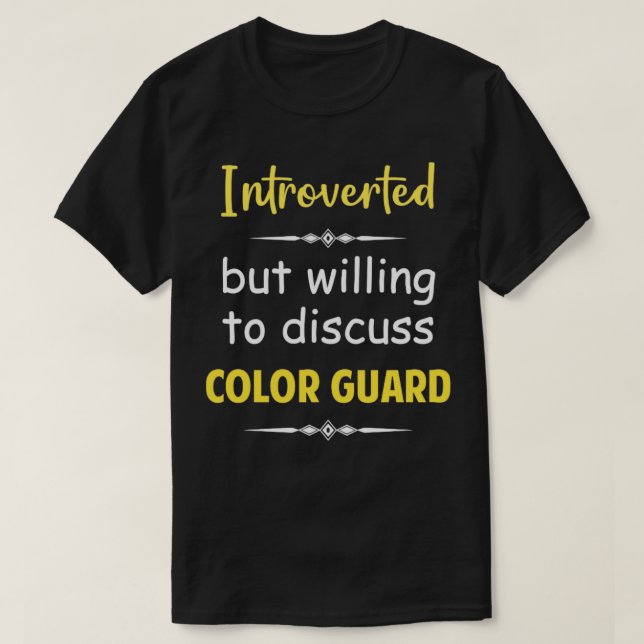 Camiseta Presentado, Pero Dispuesto A Discutir, Gua (Diseño del anverso)