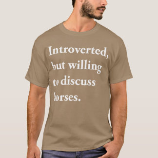 Camiseta Presentado pero dispuesto a discutir hongos de cab