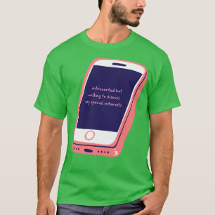 Camiseta Presentado pero dispuesto a discutir mi instituto