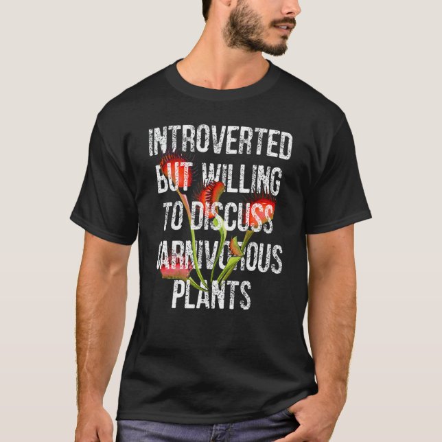 Camiseta Presentado pero dispuesto a discutir sobre el carn (Anverso)