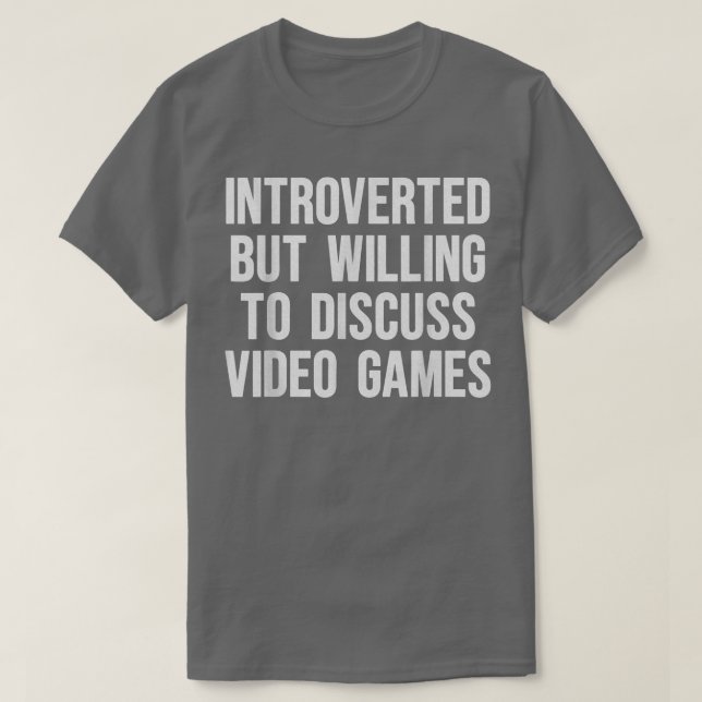 Camiseta Presentado, pero dispuesto a discutir sobre el jue (Diseño del anverso)