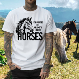 Camiseta Presentado pero dispuesto a discutir sobre los cab