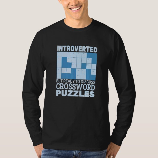 Camiseta Presentado pero listo para discutir los rompecabez (Anverso)
