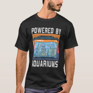 Camiseta Presentado por Acuarios Presentan Peces Retro Impr