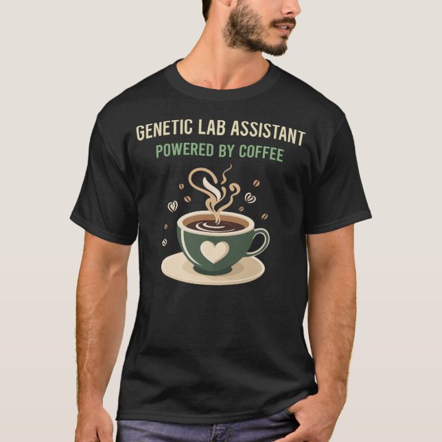 Camiseta Presentado Por El Asistente De Laboratorio Genétic (Anverso)