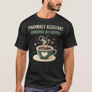 Camiseta Presentado Por El Auxiliar De Farmacia Del Café