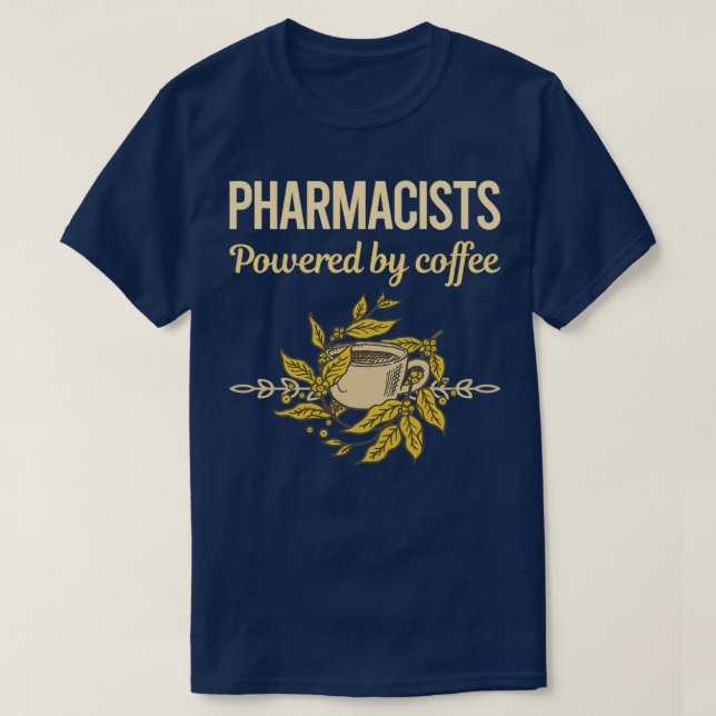Camiseta Presentado Por Farmacéuticos Del Café 1 (Diseño del anverso)