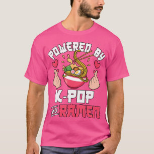 Camiseta Presentado Por K-Pop Y Ramen Cute Kpop Music Anime
