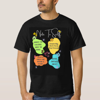 Camiseta Presentamos nuestra "Nota para el ser" Motivaciona
