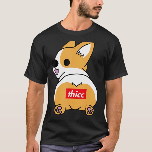Camiseta Presente Corgi Corgi Butt Dog (Anverso)