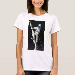 Camiseta Presente de navidad arborista de cirujanos eléctri