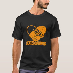 Camiseta Presente de Skateboarding de Placa rota