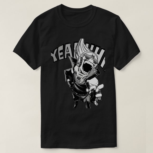 Camiseta Presente grito de micrófono (Diseño del anverso)