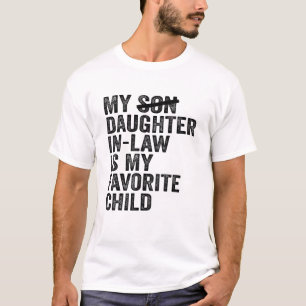 Camiseta Presente hija concurrente de familia suegra