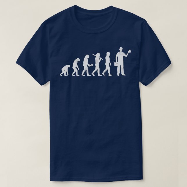 Camiseta Presente regalo de Darwin de la Evolución del Espa (Diseño del anverso)