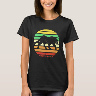 Camiseta Presentes Diseños de Pantera Retro Vintage Gato