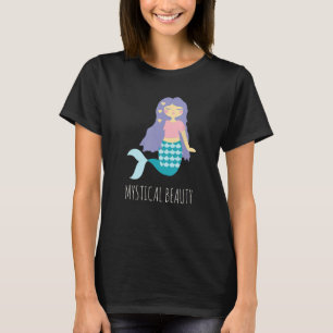 Camiseta Presentes diseños de sirena de belleza mística, li