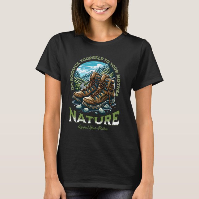 Camiseta Preséntese a su madre naturaleza - El Perf (Anverso)