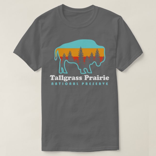 Camiseta Preserva nacional de pasto de Talgrass Prairie Bis (Diseño del anverso)