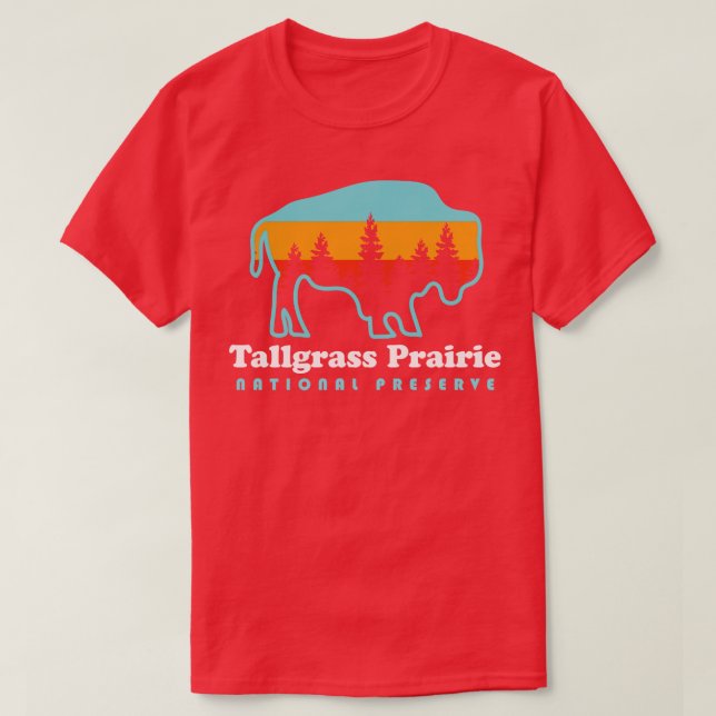 Camiseta Preserva nacional de pasto de Talgrass Prairie Bis (Diseño del anverso)