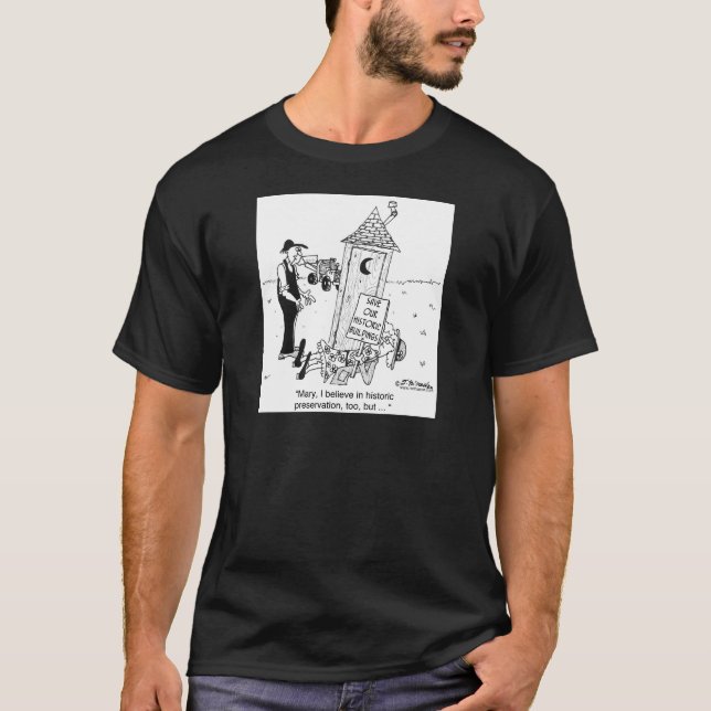 Camiseta ¿Preservación histórica de dependencias? (Anverso)