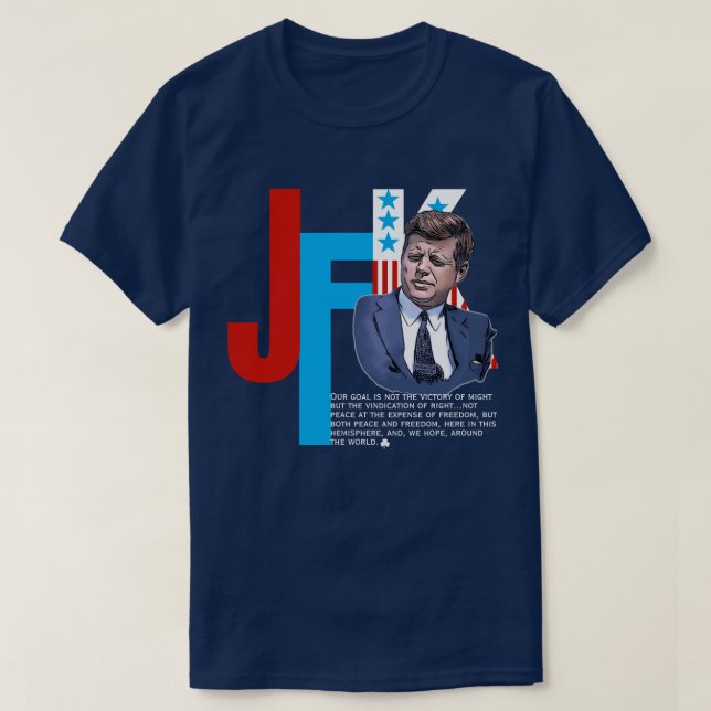 CAMISETA PRESIDENCIA JFK (Diseño del anverso)