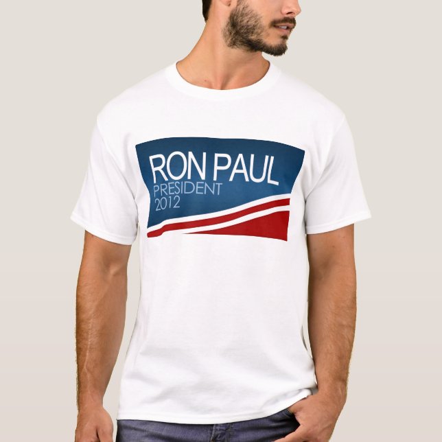 Camiseta Presidente 2012 de Ron Paul (Anverso)