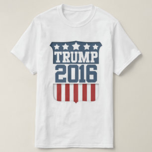 Camiseta Presidente 2016 escudo de Donald Trump