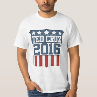 Camiseta Presidente 2016 escudo de Ted Cruz
