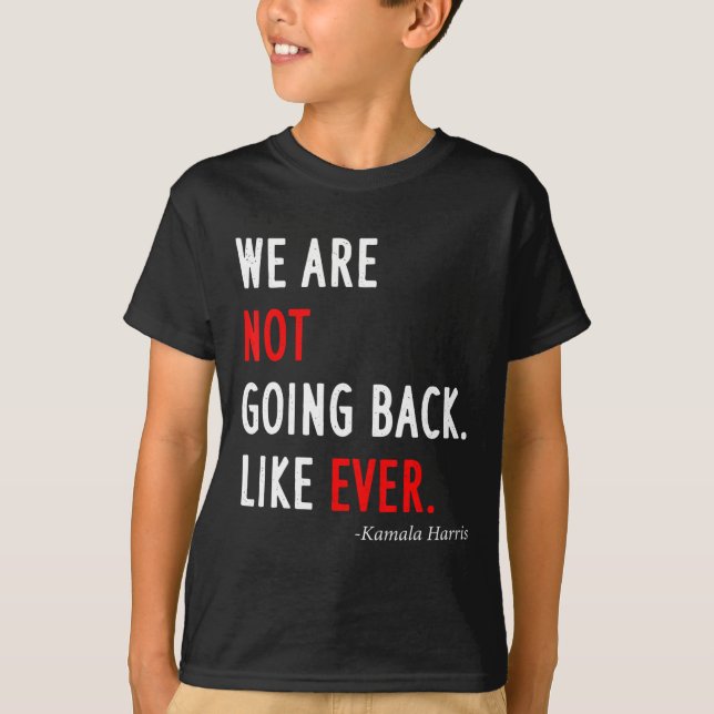 Camiseta Presidente 2024 No Regresaremos Como Nunca (Anverso)
