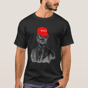 Camiseta Presidente Abraham Pro Donald Trump Anti Joe Biden