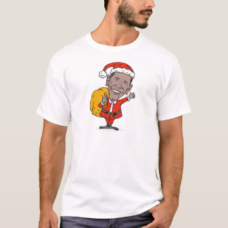 Camiseta Presidente americano Barack Obama Papá Noel