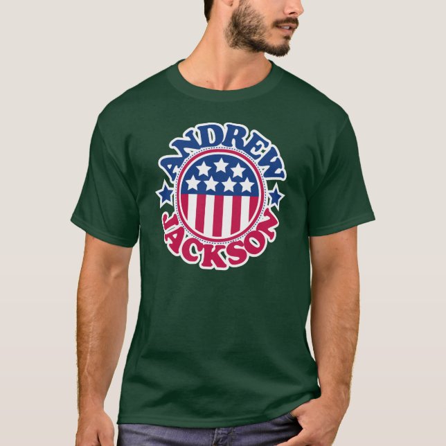 Camiseta Presidente Andrew Jackson de los E.E.U.U. (Anverso)