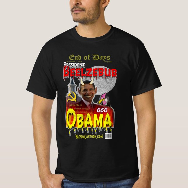 Camiseta Presidente Barack Hussein Obama (Anverso)