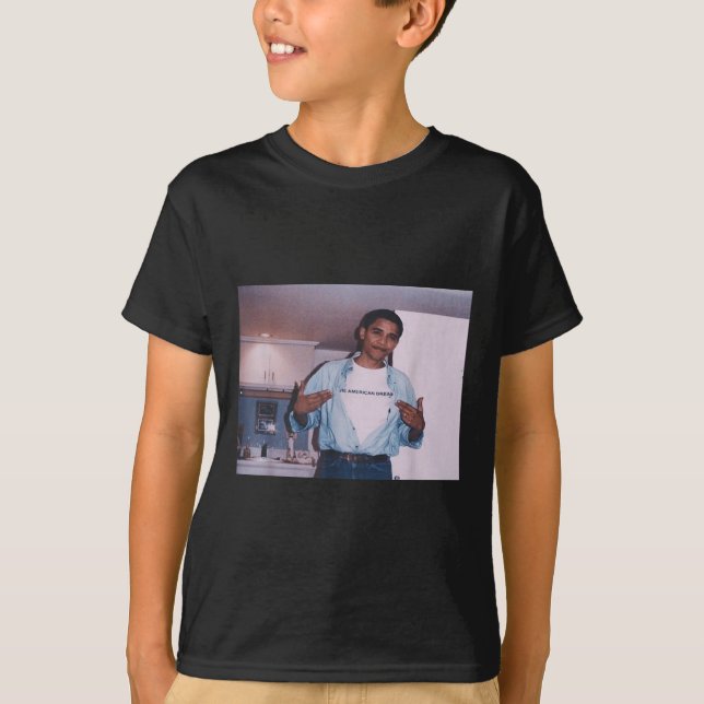 Camiseta Presidente Barack Hussein Obama (Anverso)