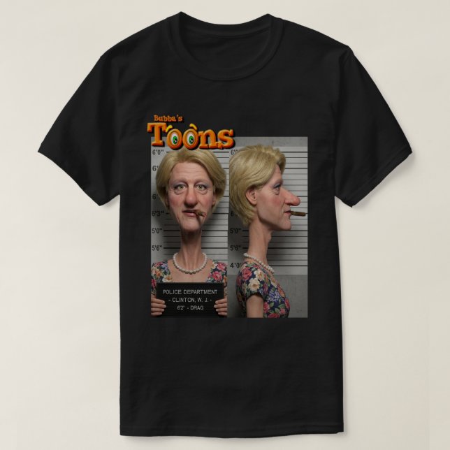 CAMISETA PRESIDENTE BILL CLINTON (Diseño del anverso)