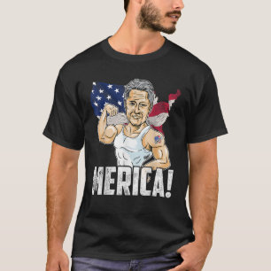 Camiseta Presidente Bill Clinton Merica 4 de julio Funny Pa