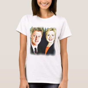 Camiseta Presidente Bill Clinton y Presidente Hillary Clint