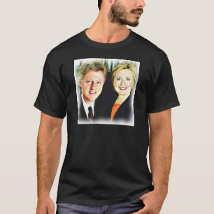 Camiseta Presidente Bill Clinton y Presidente Hillary Clint