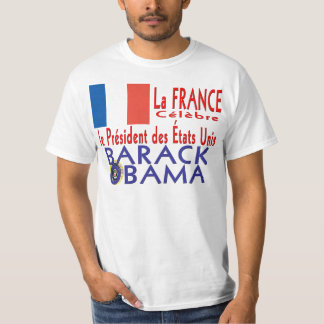Camiseta Presidente CELEBRE Obama Inauguration de Francia