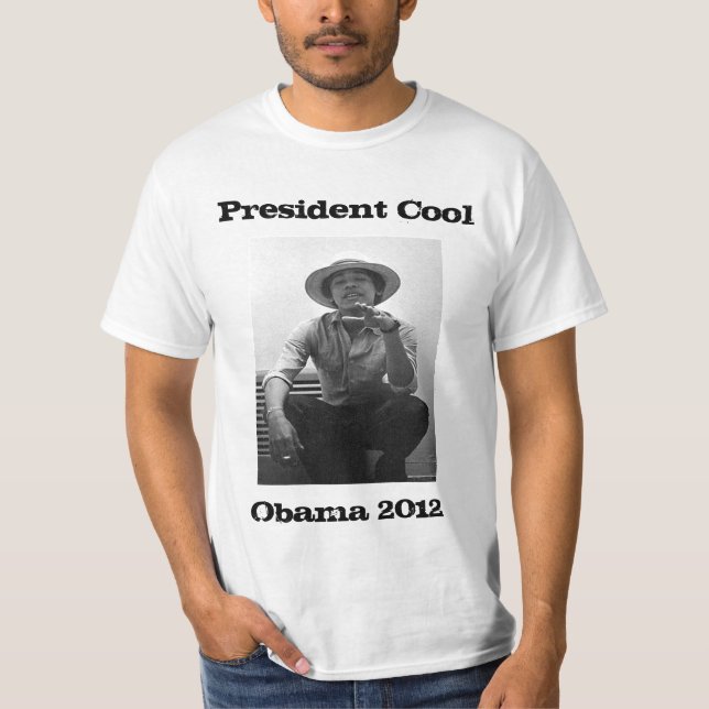 Camiseta Presidente Cool/presidente joven Obama (Anverso)