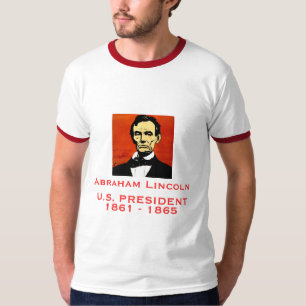 Camiseta Presidente de Abraham Lincoln los E.E.U.U.