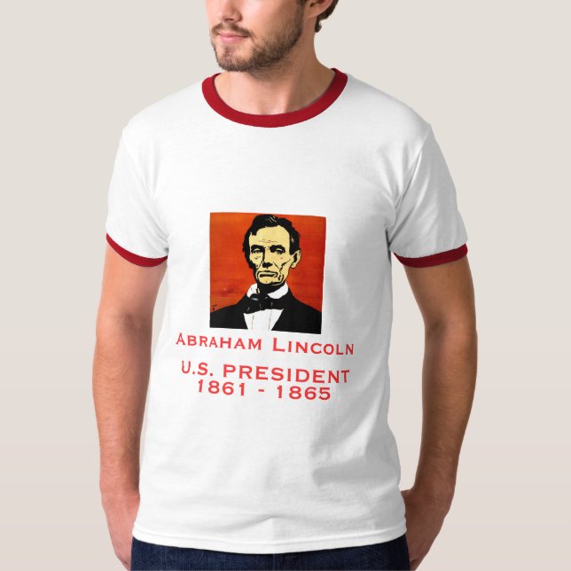 Camiseta Presidente de Abraham Lincoln los E.E.U.U. (Anverso)