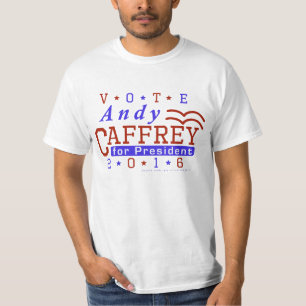 Camiseta Presidente de Andy Caffrey elección 2016 Demócra