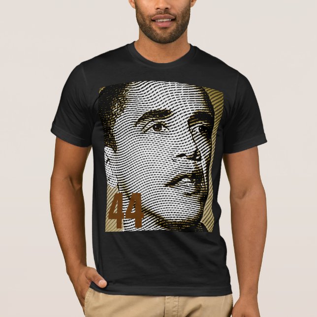 Camiseta Presidente de Barack Obama 44.o los E.E.U.U. - (Anverso)