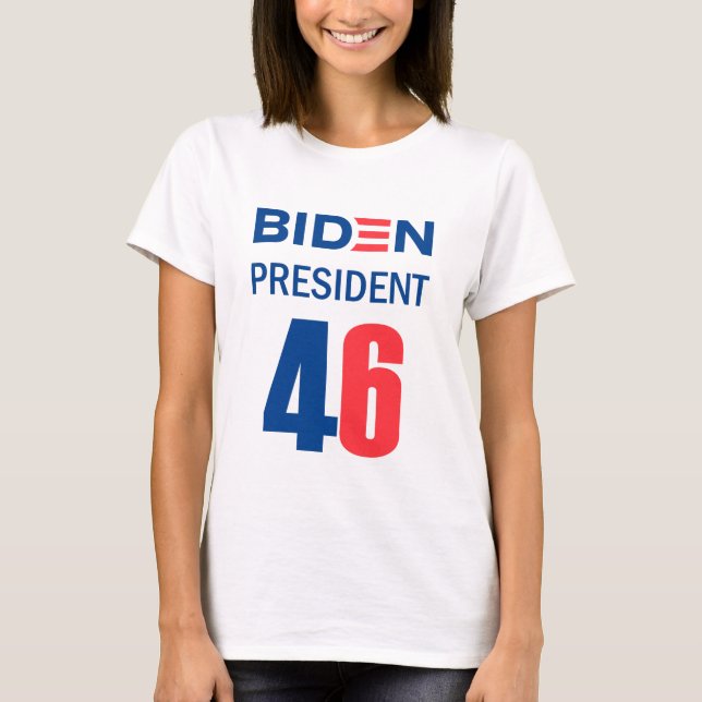 Camiseta Presidente de Biden 46 (Anverso)