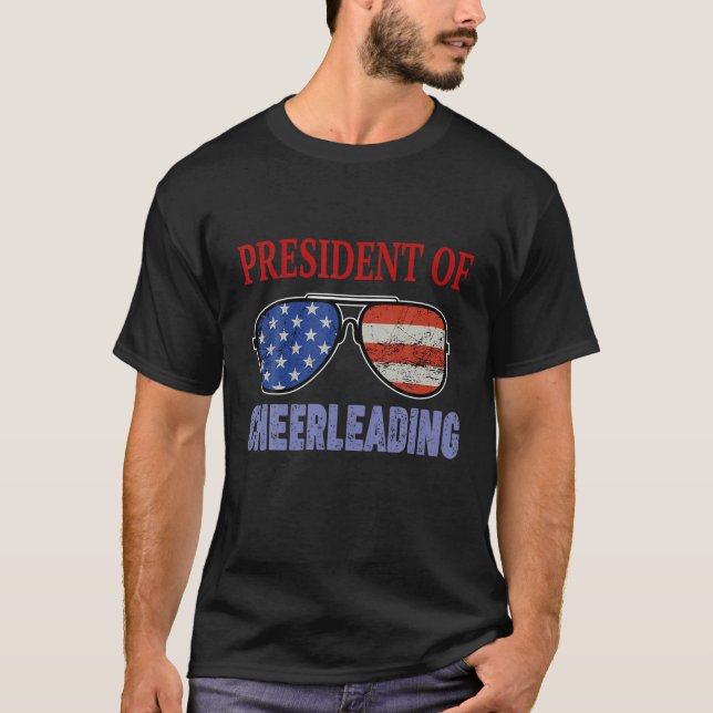 Camiseta Presidente de la Divertida Alegría - Bandera de Es (Anverso)