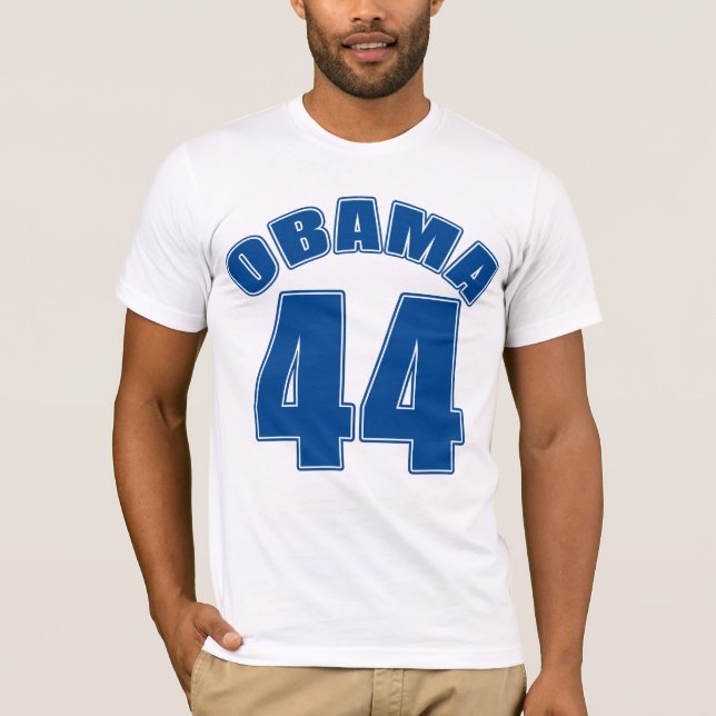 Camiseta Presidente de Obama 44 Obama 44.o (Anverso)